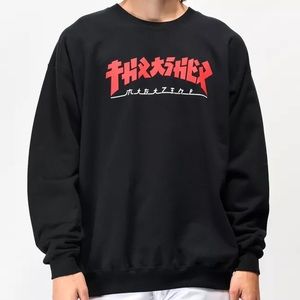 THRASHER Godzilla Crewneck Sweatshirt Pullover